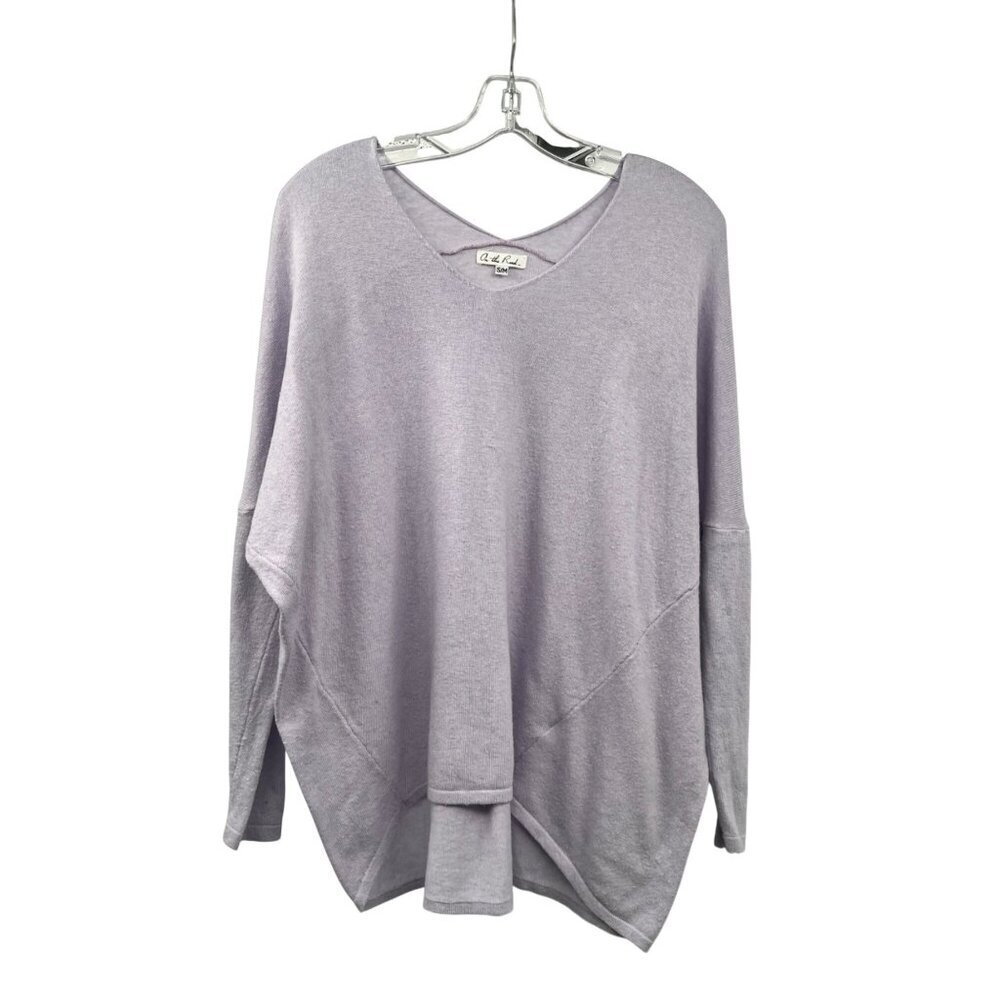 On The Road Lightweight Sweater Long Sleeve Lavender Size S/M
